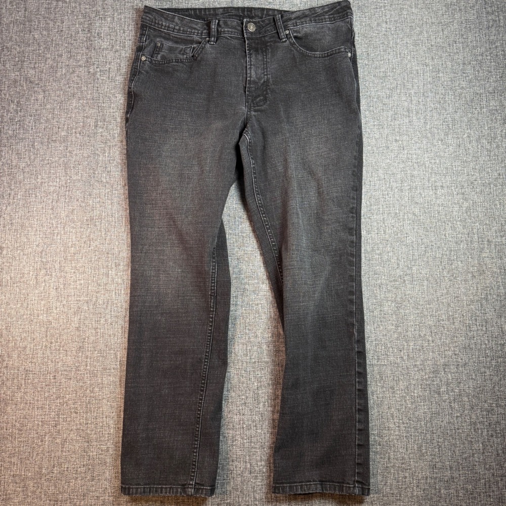 Mens Buffalo David Bitton Jeans | Waist 34 | Black Jackson Straight Stretch - Picture 1 of 16